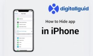 how to hide app in iPhone