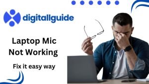 laptop mic not working