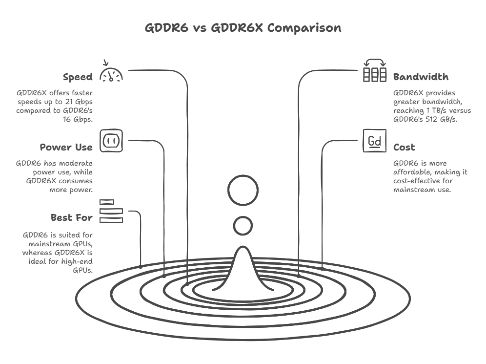 GDDR6 vs GDDR6X